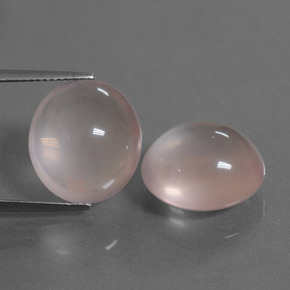 Medium Pink Rose Quartz Gem - 13.1ct Oval Cabochon (ID: 456036)