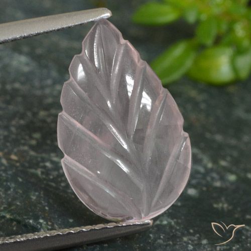 2.95 ct Carved Rose Quartz, 14.9 x 9.4 mm From Brazil, Photo A