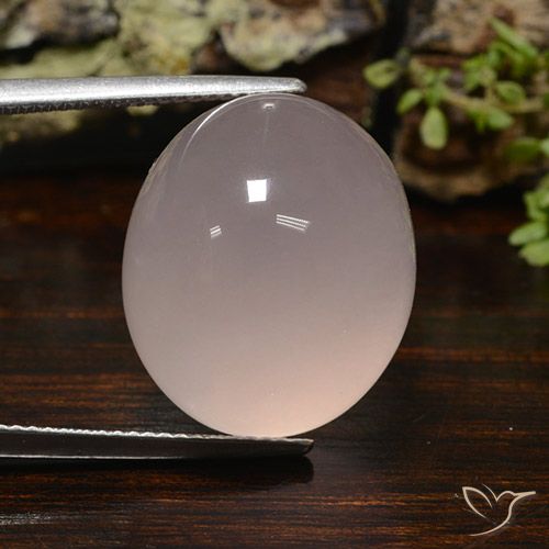 31.95ct Natural Light Pink Rose Quartz, Oval, Translucent