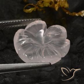 Rose Quartz Gemstone in 16 x 16 mm (calibrated) Size for Sale, Rose Quartz Stone in Flamingo Pink Color