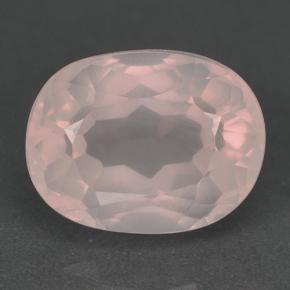 4.1ct Oval Facet Light Pink Rose Quartz for sale thumb image of 4.1ct Oval Facet Light Pink Rose Quartz (ID: 499514)