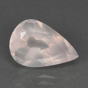 Rosado salmón Cuarzo Rosa Gema - 4.3ct Corte en forma de pera (ID: 499520)