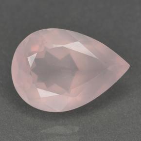 5.7ct Pear Facet Light Pink Rose Quartz for sale thumb image of 5.7ct Pear Facet Light Pink Rose Quartz (ID: 499521)