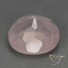 Rose Quartz Gemstone in 14.9 x 13.8 mm Size for Sale, Rose Quartz Stone in Medium Pink Color