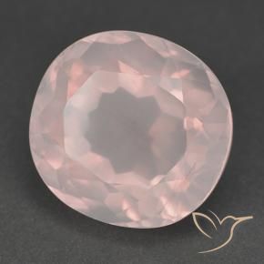 14.80 ct Pink Rose Quartz Stone, Natural Rose Quartz in Oval Facet Shape for Sale