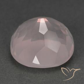 Rose Quartz Gemstone in 15.7 x 14.8 mm Size for Sale, Rose Quartz Stone in Light Pink Color