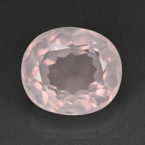 21.5ct Oval Facet Light Pink Rose Quartz Gem for sale 21.5ct Oval Facet Light Pink Rose Quartz Gem (ID: 499524)