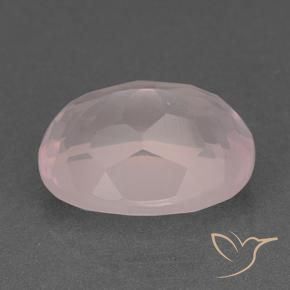 Rose Quartz Gemstone in 16 x 12 mm (calibrated) Size for Sale, Rose Quartz Stone in Coral Pink Color