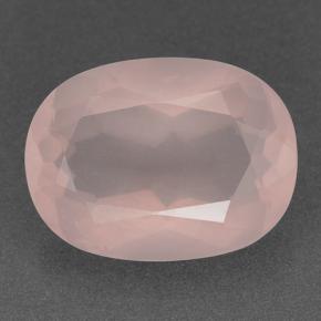 Rosado flamingo Cuarzo Rosa Gema - 13.3ct Forma ovalada (ID: 499937)