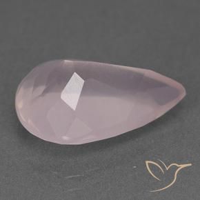 Rose Quartz Gemstone in 18.9 x 12.8 mm Size for Sale, Rose Quartz Stone in Light Pink Color