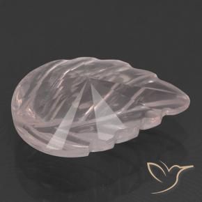 Rose Quartz Gemstone in 12.7 x 8.1 mm Size for Sale, Rose Quartz Stone in Light Coral Pink Color