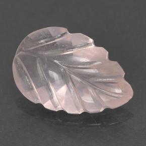 1.4ct Fantasy Carved Leaf Light Pink Rose Quartz Gem for sale 1.4ct Fantasy Carved Leaf Light Pink Rose Quartz Gem (ID: 501064)