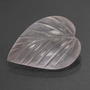 Rose Pink Tone Розовый Кварц Камень - 3.3ct Fantasy Carved Leaf (ID: 501066)