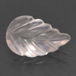 1.4ct Fantasy Carved Leaf Light Pink Rose Quartz Gem for sale 1.4ct Fantasy Carved Leaf Light Pink Rose Quartz Gem (ID: 501069)