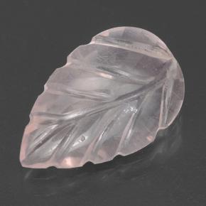 1.4ct Fantasy Carved Leaf Light Pink Rose Quartz Gem for sale 1.4ct Fantasy Carved Leaf Light Pink Rose Quartz Gem (ID: 501146)