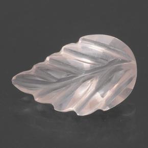 1.5ct Fantasy Carved Leaf Light Pink Rose Quartz Gem for sale 1.5ct Fantasy Carved Leaf Light Pink Rose Quartz Gem (ID: 501151)