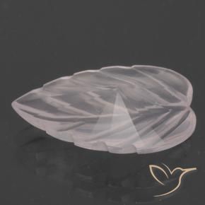 Rose Quartz Gemstone in 14 x 9 mm (calibrated) Size for Sale, Rose Quartz Stone in Very Light Rose Pink Color