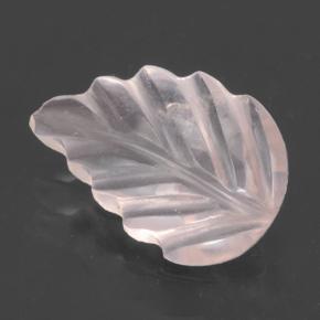 0.9ct Fantasy Carved Leaf Light Pink Rose Quartz Gem for sale 0.9ct Fantasy Carved Leaf Light Pink Rose Quartz Gem (ID: 501157)