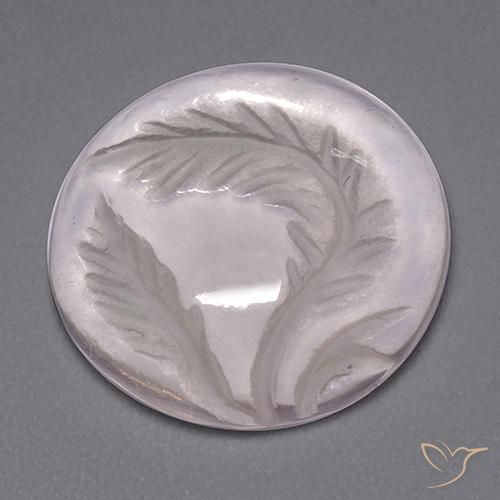 8.30ct Natural Very Light Rose Pink Rose Quartz, Round, Transparent