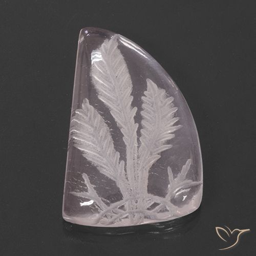 13.25ct Natural Light Coral Pink Rose Quartz, Fancy, Transparent