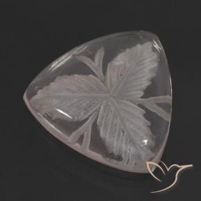 Rose Quartz Gemstone in 17 x 17 mm (calibrated) Size for Sale, Rose Quartz Stone in Colorless Color