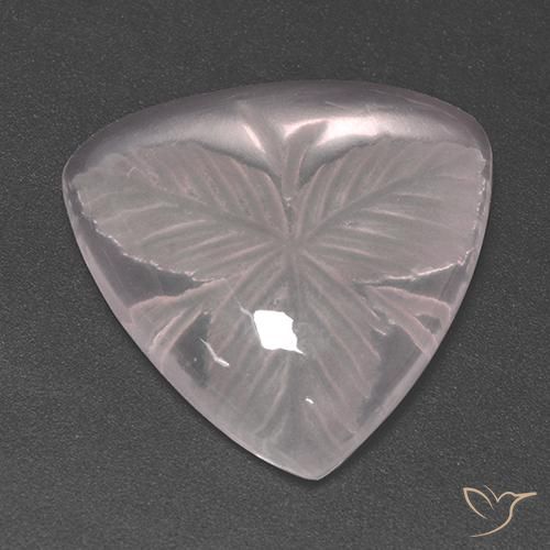 10.46ct Natural Light Pink Rose Quartz, Trillion, Transparent