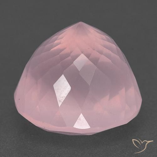 Rose Quartz Gemstone in 14 mm (calibrated) Size for Sale, Rose Quartz Stone in Medium Pink Color