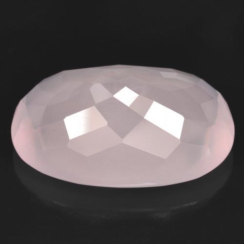 Rose Quartz Gemstone in 29.8 x 19.6 mm Size for Sale, Rose Quartz Stone in Flamingo Pink Color