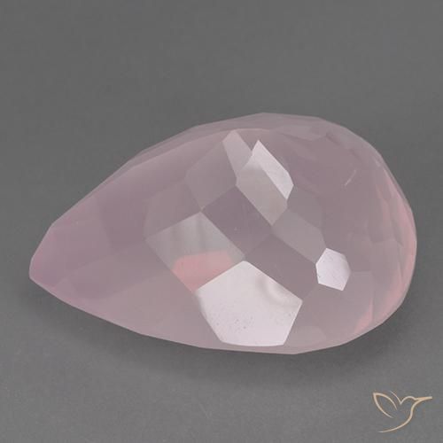 Rose Quartz Gemstone in 32.6 x 24.9 mm Size for Sale, Rose Quartz Stone in Rose Pink Color