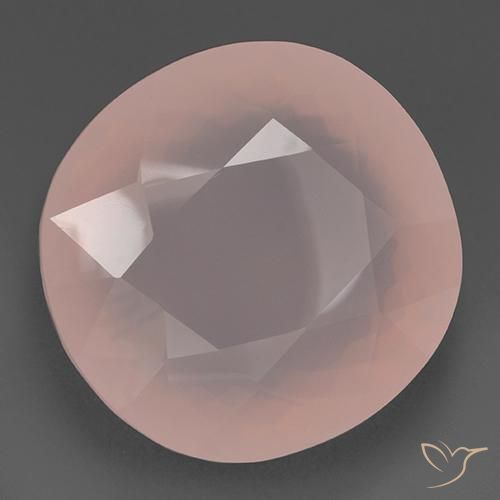 156.18 ct Pink Rose Quartz Stone, Natural Rose Quartz in Oval Facet Shape for Sale
