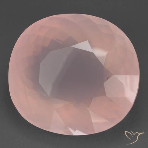 112.68 ct Pink Rose Quartz Stone, Natural Rose Quartz in Oval Facet Shape for Sale