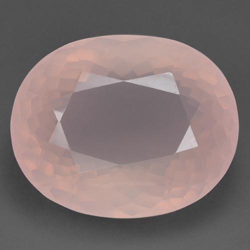 Cuarzo Rosa Rosa Forma ovalada de 69.41 ct de Sudáfrica, dimensión 29,7 x 24,2mm, piedra preciosa natural No tratado, claridad Transparente, Cuarzo Rosa de 1 pieza en color Rosado coral claro, dureza Mohs de 7 Adecuado para joyas de uso diario, Photo A