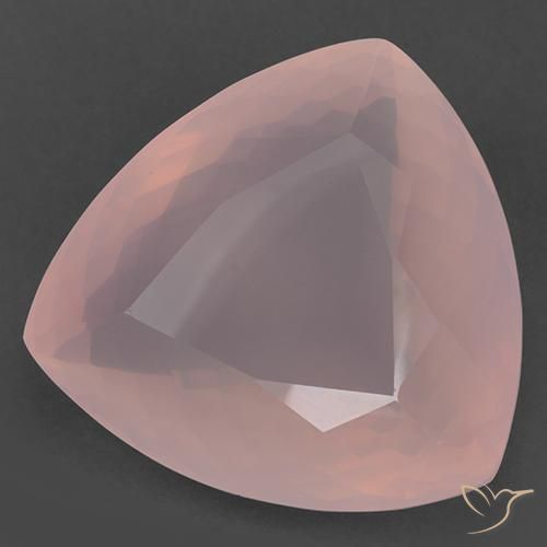 104.33 ct Pink Rose Quartz Stone, Natural Rose Quartz in Trillion Facet Shape for Sale