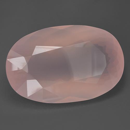 157.99 ct Pink Rose Quartz Stone, Natural Rose Quartz in Oval Facet Shape for Sale