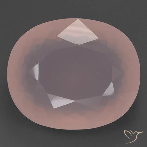 243,58 ct ovaler Rosenquarz aus Südafrika, Größe: 42,9 x 36mm, Reinheit: Transparent, Garantiert echter Edelstein, 1 Stück Rosenquarz in Rose-rosa Farbe, Mohs-Härte von 7 Geeignet für den täglichen Gebrauch im Schmuck, Photo A