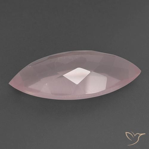 Rose Quartz Gemstone in 29.1 x 13.5 mm Size for Sale, Rose Quartz Stone in Vivid Pink Color