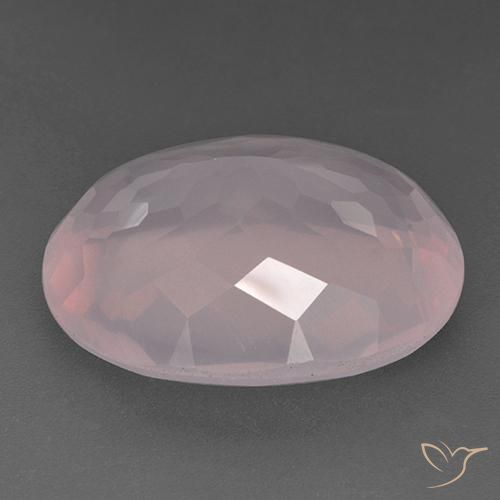 Rose Quartz Gemstone in 22.1 x 18.1 mm Size for Sale, Rose Quartz Stone in Rose Pink Color