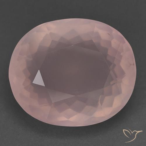 33.55 ct Oval Cut Rose Quartz, 22.3 x 18.9 mm From South Africa, Photo A