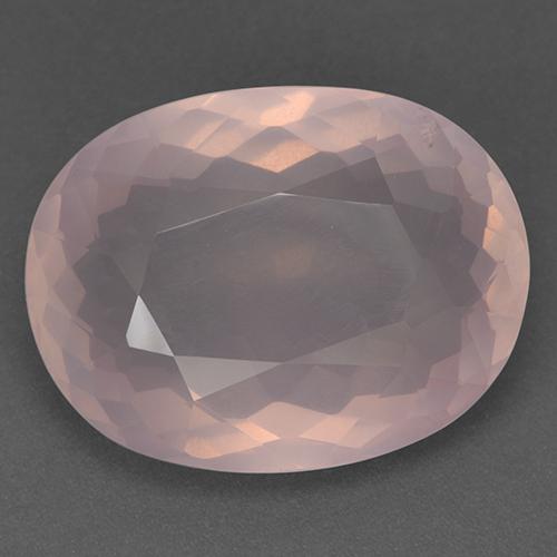 26,41 ct ovaler rosa Rosenquarz aus Südafrika, Größe 23,7 x 18,1mm, Garantiert natürlicher Edelstein, Transparent Reinheit, 1 Stück Rosenquarz in Hellrosa Farbe, Mohs-Härte von 7 Geeignet für den täglichen Gebrauch im Schmuck, Photo A