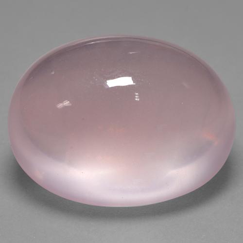 Оттенки розового Розовый Кварц Камень - 44.3ct Овал Кабошон (ID: 526912)