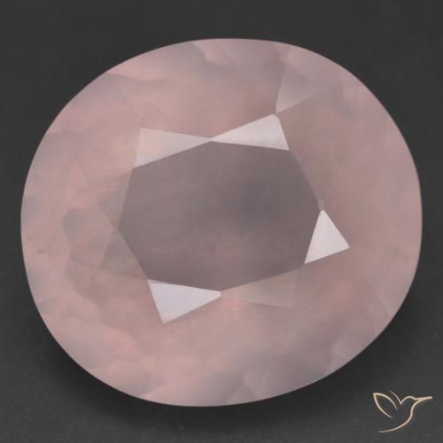 26.84ct Natural Rose Pink Rose Quartz, Oval, Transparent