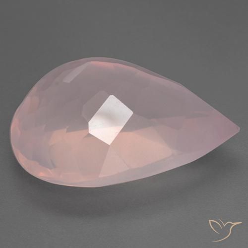 Rose Quartz Gemstone in 25 x 18 mm (calibrated) Size for Sale, Rose Quartz Stone in Rose Pink Color