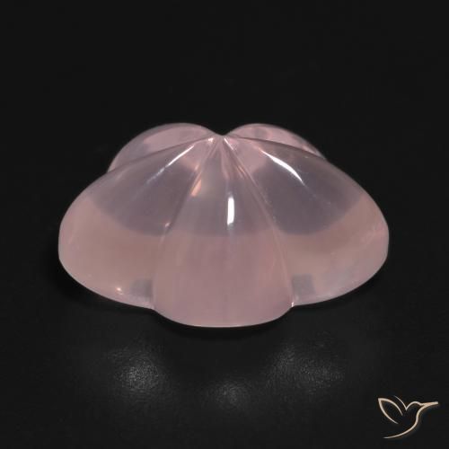 Rose Quartz Gemstone in 16 x 12 mm (calibrated) Size for Sale, Rose Quartz Stone in Medium Pink Color