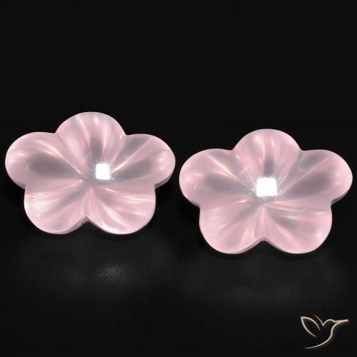 12.5 ct Fancy Rose Quartz, 14 x 10.2 mm From Brazil, Photo A