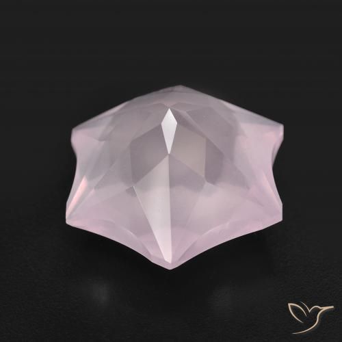 Rose Quartz Gemstone in 16 x 16 mm (calibrated) Size for Sale, Rose Quartz Stone in Light Pink Color