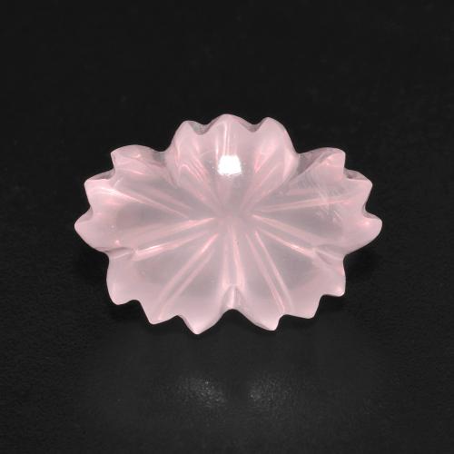 Rose clair Quartz Rose gemme - 6ct Cabochon fantaisie (ID: 599534)