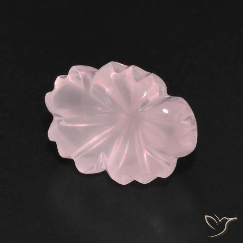 6.67 ct Pink Rose Quartz Stone, Natural Rose Quartz in Fancy Cabochon Shape for Sale