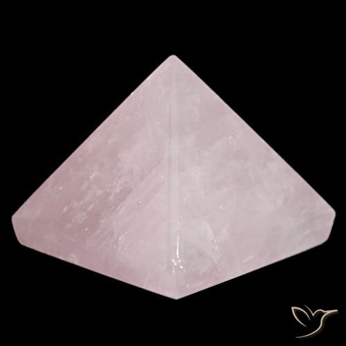 Rose Quartz Gemstone in 27 x 26.7 mm Size for Sale, Rose Quartz Stone in Rose Pink Color