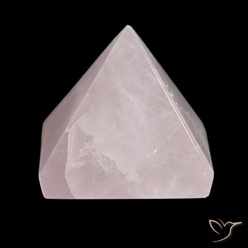 87.65ct Light Pink Rose Quartz, Square, Opaque