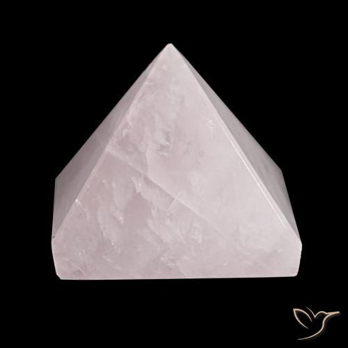 87.42ct Light Pink Rose Quartz, Square, Opaque